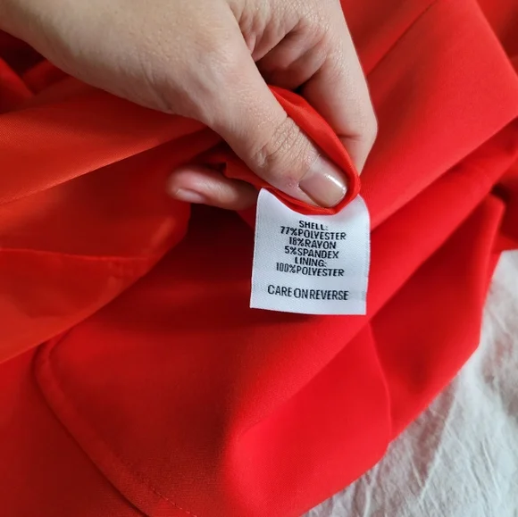 NWOT Tommy Hilfiger Red Blazer - Picture 9 of 10